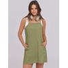 imageANRABESS Womens Tennis Dress 2025 Trendy Summer Casual Loose Athletic Workout Exercise Golf Mini Romper Dress Built in ShortsArmy Green