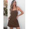 imageANRABESS Womens Tennis Dress 2025 Trendy Summer Casual Loose Athletic Workout Exercise Golf Mini Romper Dress Built in ShortsBrown