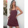 imageANRABESS Womens Tennis Dress 2025 Trendy Summer Casual Loose Athletic Workout Exercise Golf Mini Romper Dress Built in ShortsBurgundy