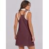imageANRABESS Womens Tennis Dress 2025 Trendy Summer Casual Loose Athletic Workout Exercise Golf Mini Romper Dress Built in ShortsBurgundy