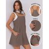 imageANRABESS Womens Tennis Dress 2025 Trendy Summer Casual Loose Athletic Workout Exercise Golf Mini Romper Dress Built in ShortsCoffee