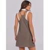 imageANRABESS Womens Tennis Dress 2025 Trendy Summer Casual Loose Athletic Workout Exercise Golf Mini Romper Dress Built in ShortsCoffee