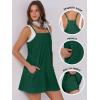 imageANRABESS Womens Tennis Dress 2025 Trendy Summer Casual Loose Athletic Workout Exercise Golf Mini Romper Dress Built in ShortsDeep Green