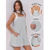 imageANRABESS Womens Tennis Dress 2025 Trendy Summer Casual Loose Athletic Workout Exercise Golf Mini Romper Dress Built in ShortsHeather Grey