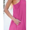 imageANRABESS Womens Tennis Dress 2025 Trendy Summer Casual Loose Athletic Workout Exercise Golf Mini Romper Dress Built in ShortsHot Pink