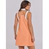 imageANRABESS Womens Tennis Dress 2025 Trendy Summer Casual Loose Athletic Workout Exercise Golf Mini Romper Dress Built in ShortsOrange