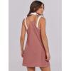 imageANRABESS Womens Tennis Dress 2025 Trendy Summer Casual Loose Athletic Workout Exercise Golf Mini Romper Dress Built in ShortsRust