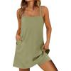 imageANRABESS Womens Tennis Dress 2025 Trendy Summer Casual Loose Athletic Workout Exercise Golf Mini Romper Dress Built in ShortsArmy Green