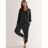 imageANRABESS Jumpsuits for Women 2024 Fall Long Sleeve Casual Loose Fit Romper Lounge One Piece Pajamas Outfits JumperBlack