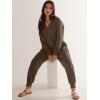 imageANRABESS Jumpsuits for Women 2024 Fall Long Sleeve Casual Loose Fit Romper Lounge One Piece Pajamas Outfits JumperBrown