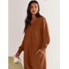 imageANRABESS Jumpsuits for Women 2024 Fall Long Sleeve Casual Loose Fit Romper Lounge One Piece Pajamas Outfits JumperBurnt Orange