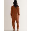 imageANRABESS Jumpsuits for Women 2024 Fall Long Sleeve Casual Loose Fit Romper Lounge One Piece Pajamas Outfits JumperBurnt Orange