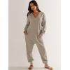 imageANRABESS Jumpsuits for Women 2024 Fall Long Sleeve Casual Loose Fit Romper Lounge One Piece Pajamas Outfits JumperGrey Beige