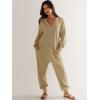 imageANRABESS Jumpsuits for Women 2024 Fall Long Sleeve Casual Loose Fit Romper Lounge One Piece Pajamas Outfits JumperKhaki