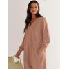 imageANRABESS Jumpsuits for Women 2024 Fall Long Sleeve Casual Loose Fit Romper Lounge One Piece Pajamas Outfits JumperOrange Pink