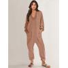imageANRABESS Jumpsuits for Women 2024 Fall Long Sleeve Casual Loose Fit Romper Lounge One Piece Pajamas Outfits JumperOrange Pink
