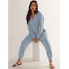 imageANRABESS Jumpsuits for Women 2024 Fall Long Sleeve Casual Loose Fit Romper Lounge One Piece Pajamas Outfits JumperSky