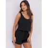 imageANRABESS Womens Rompers Casual Dressy Sleeveless One Piece Shorts Jumpsuit Loose 2025 Summer Vacation Outfits ClothesBlack