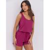 imageANRABESS Womens Rompers Casual Dressy Sleeveless One Piece Shorts Jumpsuit Loose 2025 Summer Vacation Outfits ClothesHot Pink