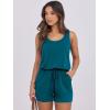 imageANRABESS Womens Rompers Casual Dressy Sleeveless One Piece Shorts Jumpsuit Loose 2025 Summer Vacation Outfits ClothesLake