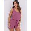imageANRABESS Womens Rompers Casual Dressy Sleeveless One Piece Shorts Jumpsuit Loose 2025 Summer Vacation Outfits ClothesPink