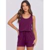 imageANRABESS Womens Rompers Casual Dressy Sleeveless One Piece Shorts Jumpsuit Loose 2025 Summer Vacation Outfits ClothesPurple