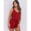 imageANRABESS Womens Rompers Casual Dressy Sleeveless One Piece Shorts Jumpsuit Loose 2025 Summer Vacation Outfits ClothesRed