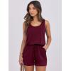 imageANRABESS Womens Rompers Casual Dressy Sleeveless One Piece Shorts Jumpsuit Loose 2025 Summer Vacation Outfits ClothesWine Red