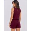 imageANRABESS Womens Rompers Casual Dressy Sleeveless One Piece Shorts Jumpsuit Loose 2025 Summer Vacation Outfits ClothesWine Red