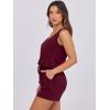 imageANRABESS Womens Rompers Casual Dressy Sleeveless One Piece Shorts Jumpsuit Loose 2025 Summer Vacation Outfits ClothesWine Red