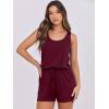 imageANRABESS Womens Rompers Casual Dressy Sleeveless One Piece Shorts Jumpsuit Loose 2025 Summer Vacation Outfits ClothesWine Red