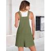 imageANRABESS Womens Short Overalls Summer Adjustable Strap Loose Fit Bib Shortalls Romper Travel Vacation ClothesArmy Green