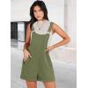 imageANRABESS Womens Short Overalls Summer Adjustable Strap Loose Fit Bib Shortalls Romper Travel Vacation ClothesArmy Green