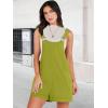 imageANRABESS Womens Short Overalls Summer Adjustable Strap Loose Fit Bib Shortalls Romper Travel Vacation ClothesAvocado
