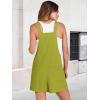 imageANRABESS Womens Short Overalls Summer Adjustable Strap Loose Fit Bib Shortalls Romper Travel Vacation ClothesAvocado