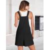imageANRABESS Womens Short Overalls Summer Adjustable Strap Loose Fit Bib Shortalls Romper Travel Vacation ClothesBlack