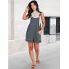imageANRABESS Womens Short Overalls Summer Adjustable Strap Loose Fit Bib Shortalls Romper Travel Vacation ClothesGray