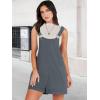 imageANRABESS Womens Short Overalls Summer Adjustable Strap Loose Fit Bib Shortalls Romper Travel Vacation ClothesGray