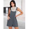 imageANRABESS Womens Short Overalls Summer Adjustable Strap Loose Fit Bib Shortalls Romper Travel Vacation ClothesGray