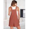 imageANRABESS Womens Short Overalls Summer Adjustable Strap Loose Fit Bib Shortalls Romper Travel Vacation ClothesRust