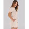 imageANRABESS Womens Summer Casual Dressy Short Sleeve Tshirt One Piece Rompers Jumpsuit Beach Travel Vacation Outfits 2025Apricot
