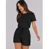 imageANRABESS Womens Summer Casual Dressy Short Sleeve Tshirt One Piece Rompers Jumpsuit Beach Travel Vacation Outfits 2025Black