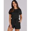 imageANRABESS Womens Summer Casual Dressy Short Sleeve Tshirt One Piece Rompers Jumpsuit Beach Travel Vacation Outfits 2025Black