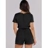 imageANRABESS Womens Summer Casual Dressy Short Sleeve Tshirt One Piece Rompers Jumpsuit Beach Travel Vacation Outfits 2025Black