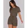 imageANRABESS Womens Summer Casual Dressy Short Sleeve Tshirt One Piece Rompers Jumpsuit Beach Travel Vacation Outfits 2025Brown