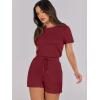 imageANRABESS Womens Summer Casual Dressy Short Sleeve Tshirt One Piece Rompers Jumpsuit Beach Travel Vacation Outfits 2025Burgundy