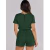 imageANRABESS Womens Summer Casual Dressy Short Sleeve Tshirt One Piece Rompers Jumpsuit Beach Travel Vacation Outfits 2025Deep Green
