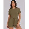 imageANRABESS Womens Summer Casual Dressy Short Sleeve Tshirt One Piece Rompers Jumpsuit Beach Travel Vacation Outfits 2025Light Brown