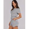 imageANRABESS Womens Summer Casual Dressy Short Sleeve Tshirt One Piece Rompers Jumpsuit Beach Travel Vacation Outfits 2025Light Grey