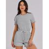 imageANRABESS Womens Summer Casual Dressy Short Sleeve Tshirt One Piece Rompers Jumpsuit Beach Travel Vacation Outfits 2025Light Grey